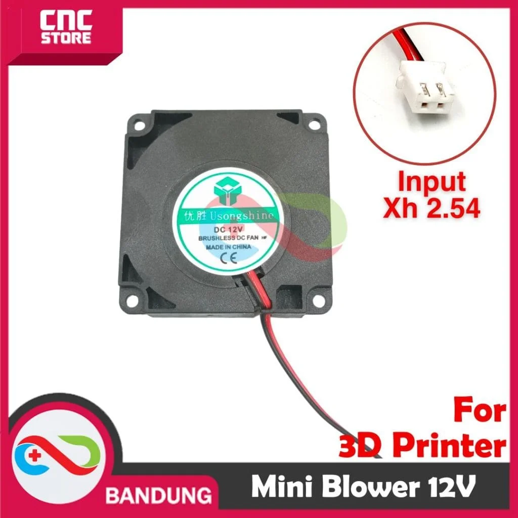 MINI BLOWER FAN 4X4X1CM COOLING TURBO 12V FOR 3D PRINTER