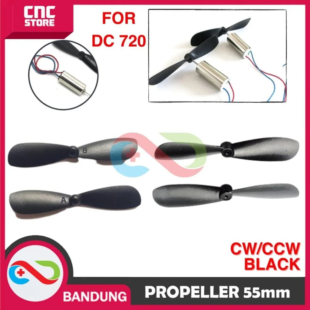 PROPELLER BALING-BALING 55MM 2A 2B BLACK FOR DC 720