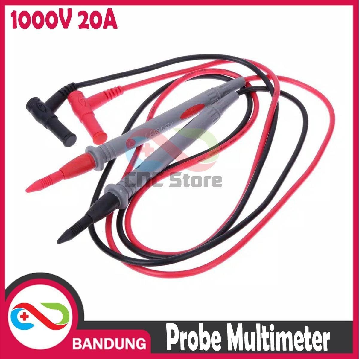 UNIVERSAL PROBE MULTIMETER MULTITESTER AVO METER 20A 1000V KABEL TEST LEAD HIGH QUALITY