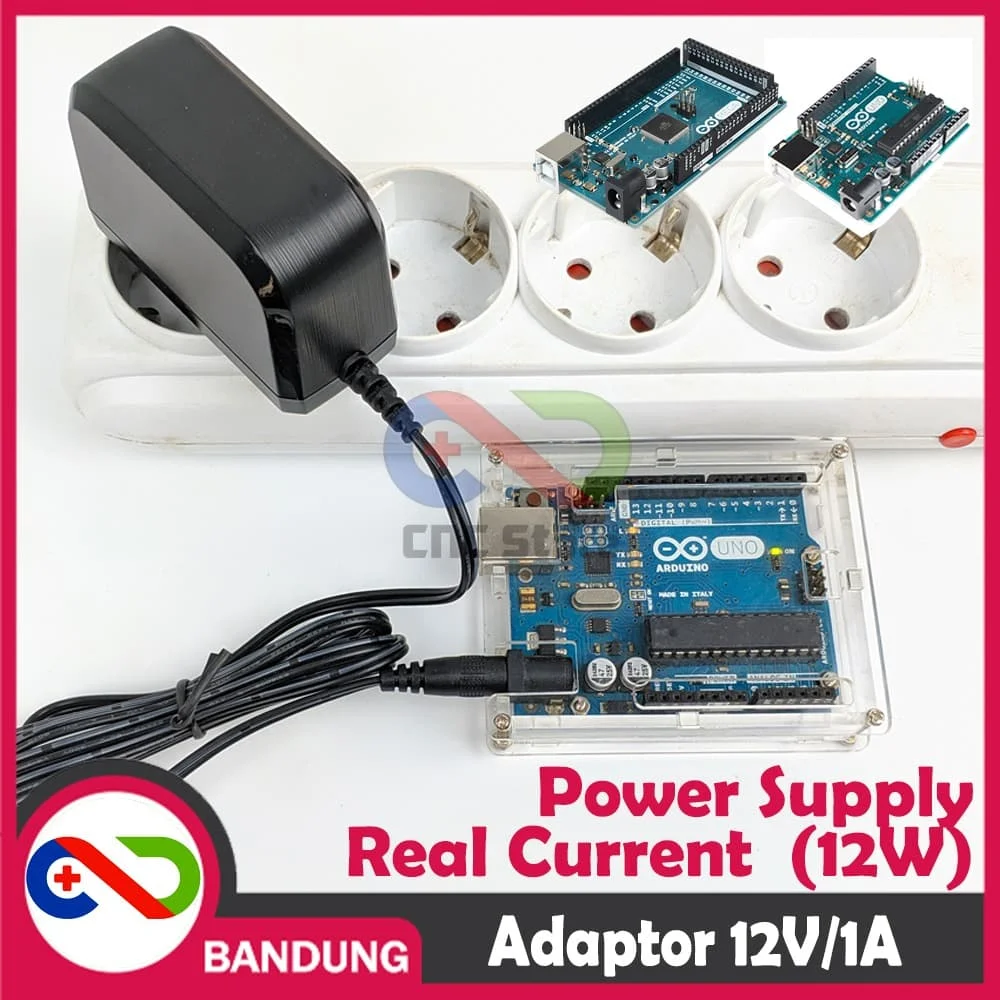 ADAPTOR 12V 1A 12W POWER SUPPLY DC FOR UNO NANO MEGA