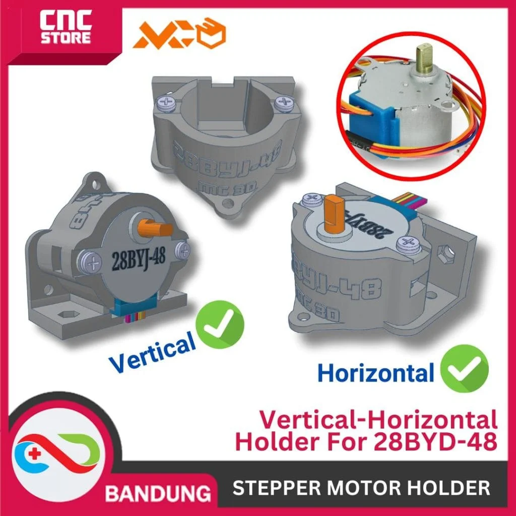 BRACKET STEPPER MOTOR STEPPER 28BYJ-48 HOLDER+ULN2003 MODULE 5V 12V