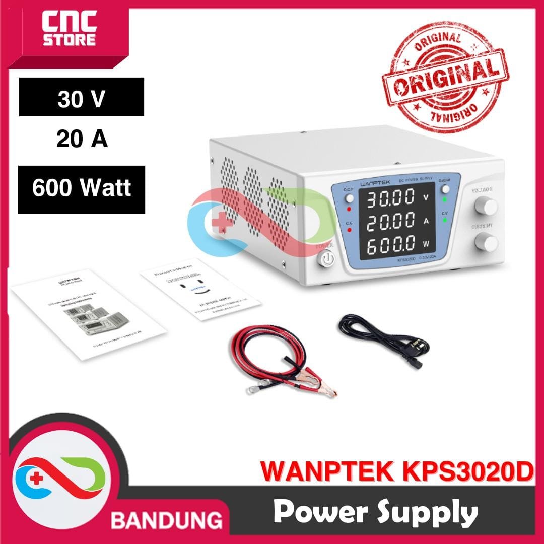 Power Supply Digital WANPTEK KPS Series – Adjustable DC Regulator Mode CA/CC untuk Proyek Elektronika & Laboratorium