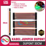 Kabel Jumper 40PCS 30CM Male to Female/Female to Female/Male to Male Dupont – Kabel Koneksi untuk Breadboard - A