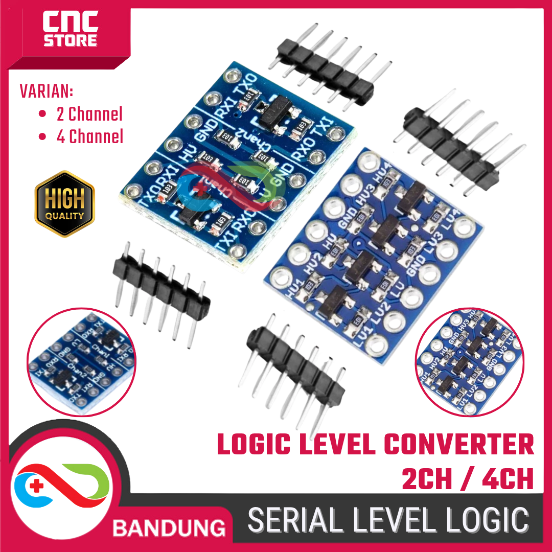 Logic Level Converter 4CH 2CH 3.3V 5V I2C SPI TTL Bi Direction Module
