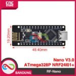 RF-NANO ARDUINO NANO V3.0 ATMEGA328P INTEGRATE NRF24L01+ WIRELESS 2.4GHz-A - Gambar 3