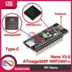 RF-NANO ARDUINO NANO V3.0 ATMEGA328P INTEGRATE NRF24L01+ WIRELESS 2.4GHz-A