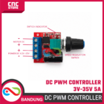 VARIABLE PWM Motor Speed & LED Dimmer Controller DC 5A – Pengatur Kecepatan Motor & Kecerahan LED (3V–35V) - Gambar 3