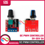VARIABLE PWM Motor Speed & LED Dimmer Controller DC 5A – Pengatur Kecepatan Motor & Kecerahan LED (3V–35V) - Gambar 4