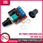 VARIABLE PWM Motor Speed & LED Dimmer Controller DC 5A – Pengatur Kecepatan Motor & Kecerahan LED (3V–35V) - Gambar 5