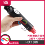 Mini Heat Gun Electric Hot Air Gun 220V 300W – Alat Pemanas untuk Shrink Tube, Vinyl, DIY - Gambar 5