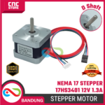 NEMA 17 Stepper Motor 17HS3401 42-34mm 12V 1.3A + Kabel