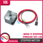 NEMA 17 Stepper Motor 17HS3401 42-34mm 12V 1.3A + Kabel - Gambar 5