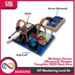 KIT Monitoring Level Air Berbasis Sensor Ultrasonik Dengan Tampilan OLED Real-time | Water Level Monitor ESP32 - Gambar 2
