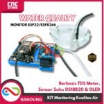 Kit Monitoring Kualitas Air dengan TDS Meter, Sensor Suhu DS18B20 & OLED | WATER QUALITY MONITOR ESP32/ESP8266