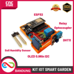 KIT SMART GARDEN IoT - Sistem Monitoring & Penyiraman Tanaman Otomatis ESP32/ESP8266 dengan Soil Moisture, DHT11, Relay & OLED - ESP32 - Gambar 4