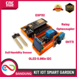 KIT SMART GARDEN IoT - Sistem Monitoring & Penyiraman Tanaman Otomatis ESP32/ESP8266 dengan Soil Moisture, DHT11, Relay & OLED - ESP32