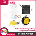 Kit Robot Arduino UNO Avoider 4WD – Robot Mobil Halang Rintang - Gambar 4