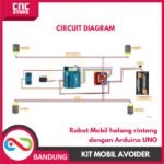Kit Robot Arduino UNO Avoider 4WD – Robot Mobil Halang Rintang - Gambar 5