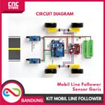 Kit Robot Arduino UNO Line Follower 4WD – Robot Mobil Sensor Garis - Gambar 6