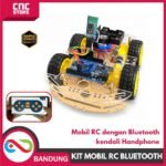 Kit Robot Arduino UNO Bluetooth 4WD – Robot Mobil Kontrol HP