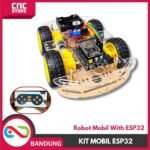 Kit Robot Mobil ESP32 WiFi Bluetooth 4WD – Robot Mobil Kontrol HP - Gambar 2