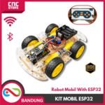 Kit Robot Mobil ESP32 WiFi Bluetooth 4WD – Robot Mobil Kontrol HP